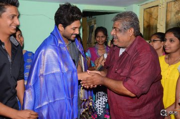 Allu Arjun at Mega Fans President House
